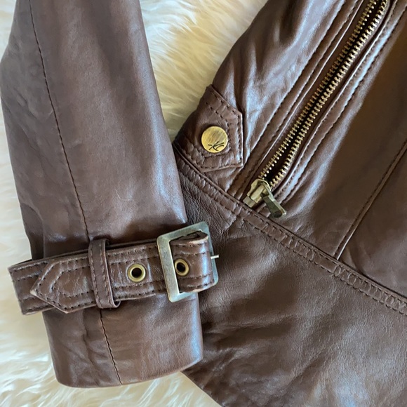 Kenneth Cole genuine leather jacket - Picture 2 of 8